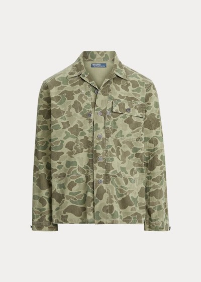 Polo Ralph Lauren The Classic Fit Camo Arbejdsskjorter Herre Danmark (MHZOT4096)